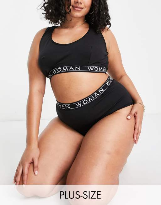 Calvin Klein Plus size set black, ASOS