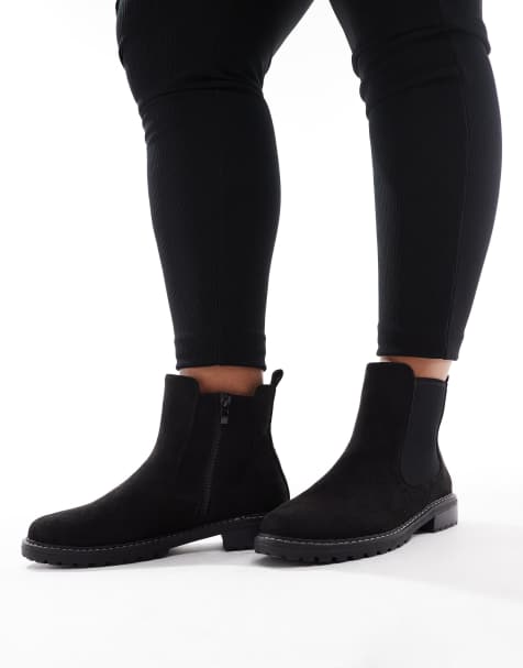Yours mini chelsea boots in black - view 1