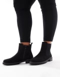 [Yours] Yours mini chelsea boots in black 39 BLACK