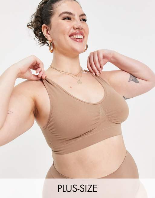 Yours - Naadloze bh in zacht beige, deel van co-ord set