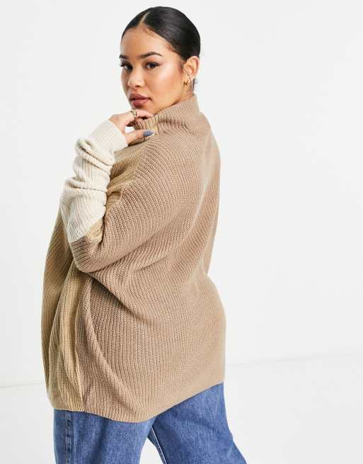 Yours oversized jumper in neutral, 2 of 4