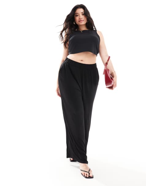 Yours - Pantalon ample - Noir - view 1