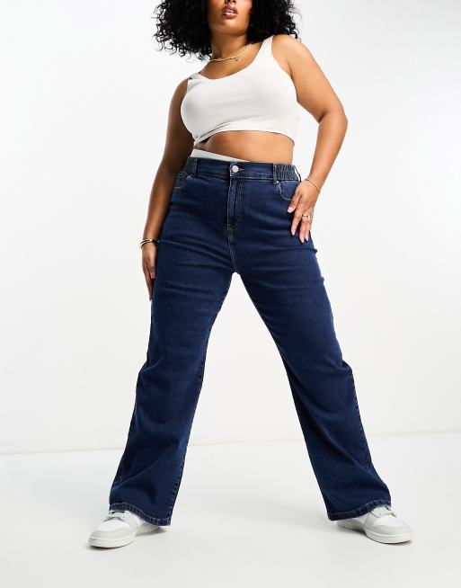 Yours - Rechte jeans in donkerblauw
