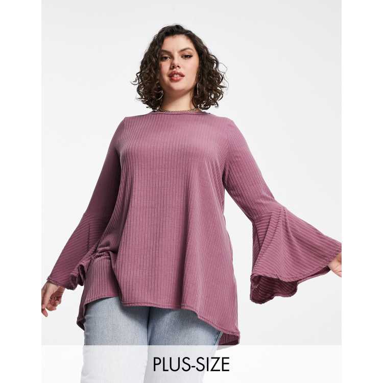極美品✨24SS meer. AMERICAN SLEEVE FLARE TOP AMERICAN SLEEVE FLARE TOP /CHARCOAL