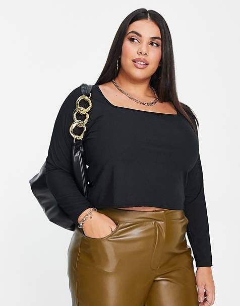 Plus Size Crop Tops For Women