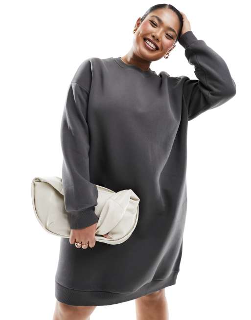 Yours - Robe mi-longue - Anthracite