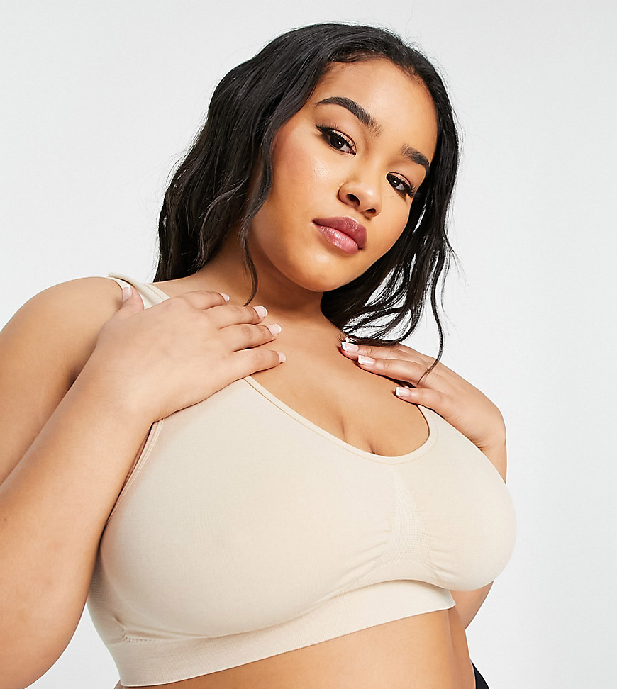 Yours seamless bra in neutral