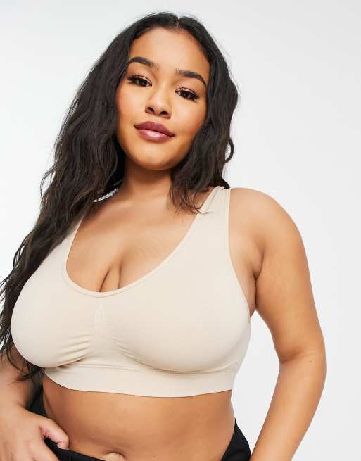 Yours seamless bra in neutral