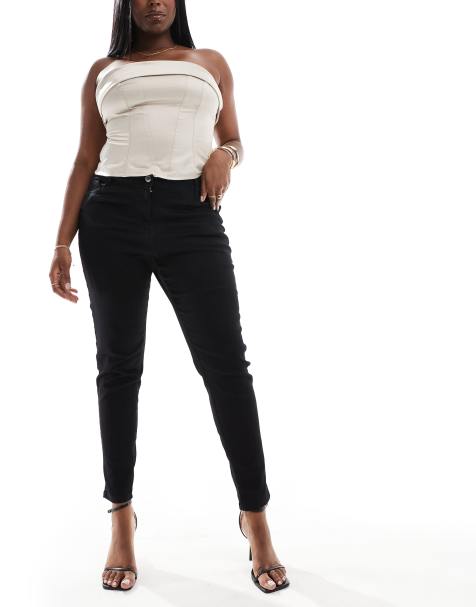 Yours skinny jeans in black - view 1