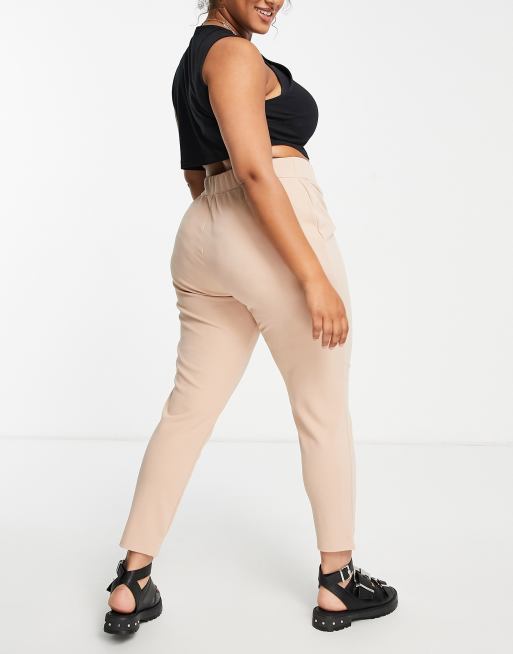 Plus size tapered clearance trousers