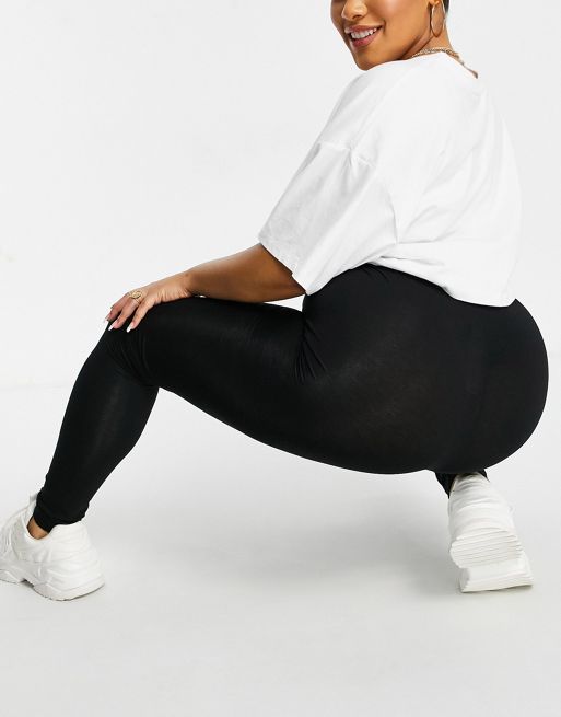 Yours soft touch leggings in black