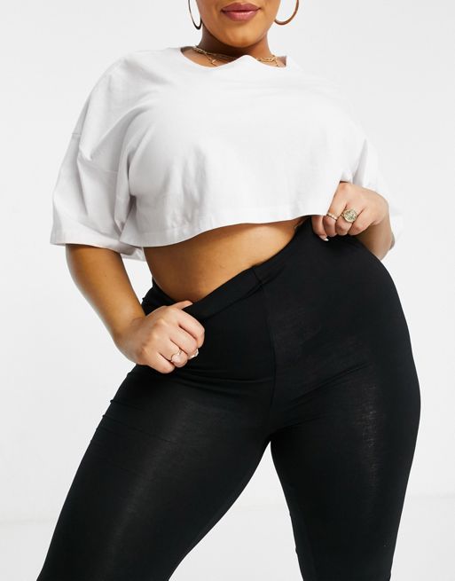 Yours soft touch leggings in black