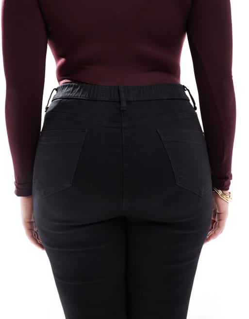 Yours - Sorte og højtaljede skinny-jeans, 5 af 5