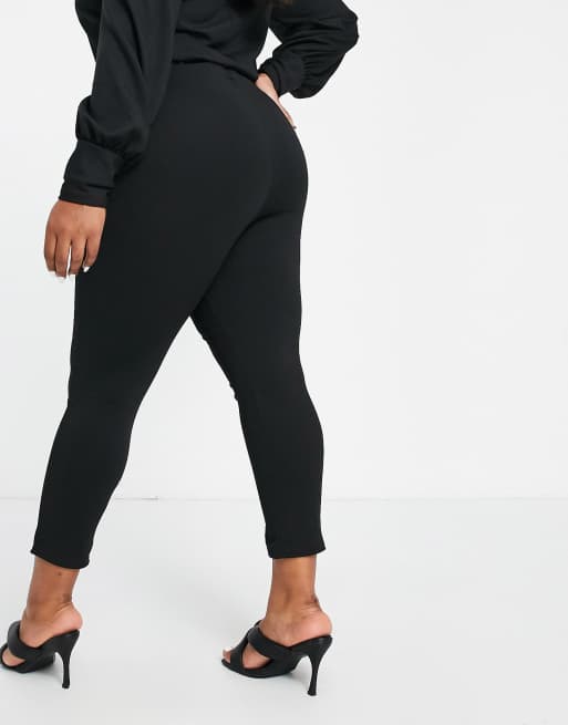 Yours - Sorte ponte-bukser med tapered fit, 2 af 4