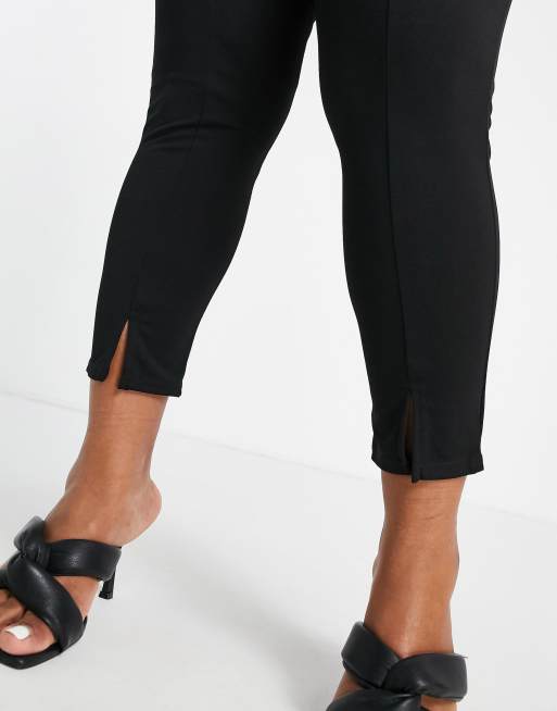 Yours - Sorte ponte-bukser med tapered fit, 3 af 4