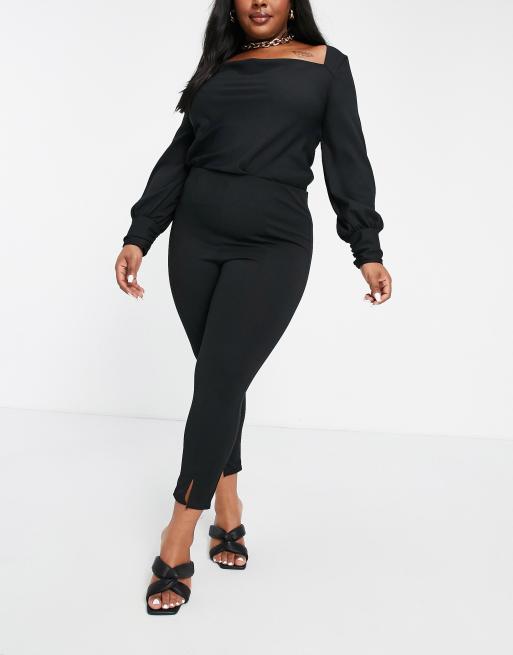 Yours - Sorte ponte-bukser med tapered fit, 4 af 4