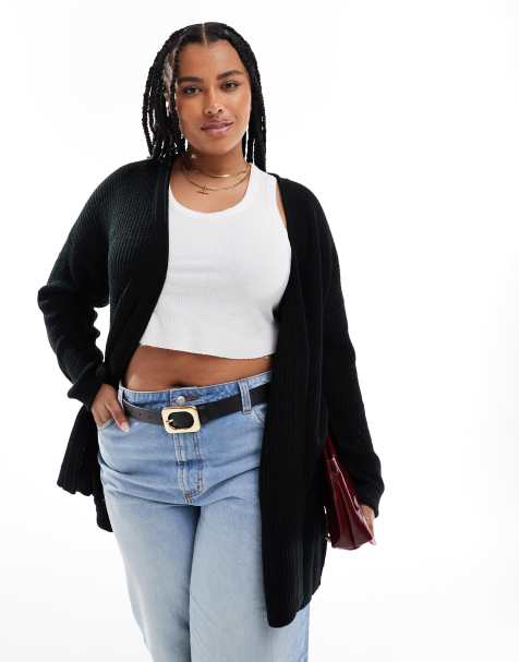 Yours – Strickjacke in Schwarz - view 1