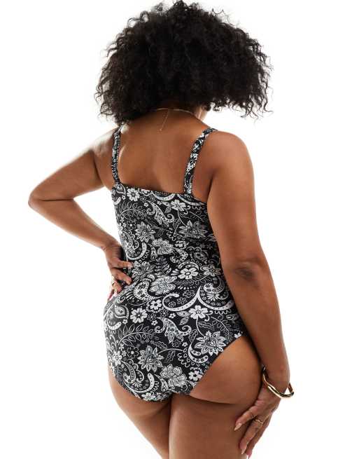 Yours swimsuit in paisley print, 2 of 4