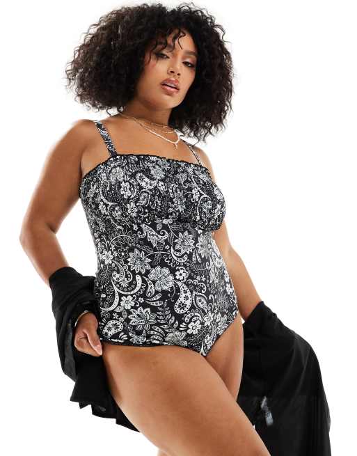Yours swimsuit in paisley print, 3 of 4