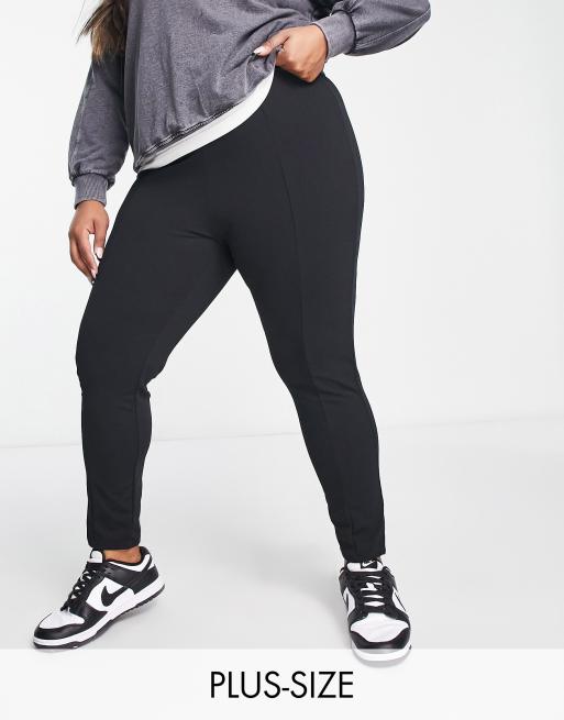 Yours tapered tailored trouser in black 