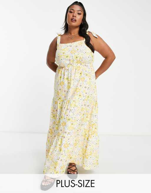 Torrid yellow sale floral dress