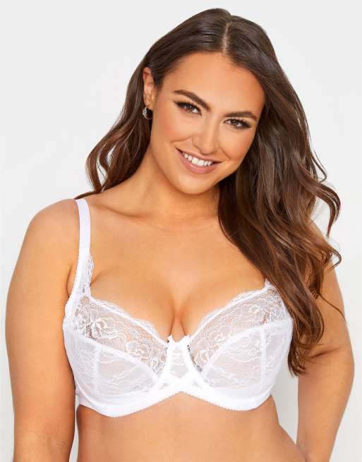 Yours underwired bra in white