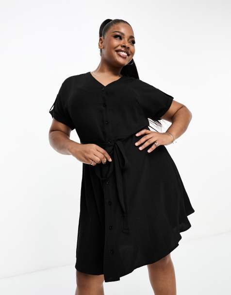 Shirtdress Plus-Size Casual Dresses