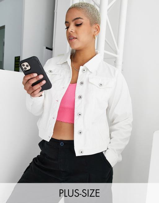 Yours - Veste en jean - Blanc