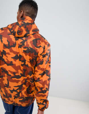 puma windbreaker orange camo