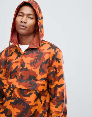 Orange camo jean on sale jacket