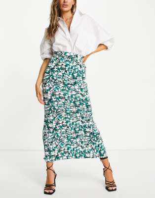 Юбки макси Юбка макси с абстрактным принтом ASOS DESIGN-Разноцветный