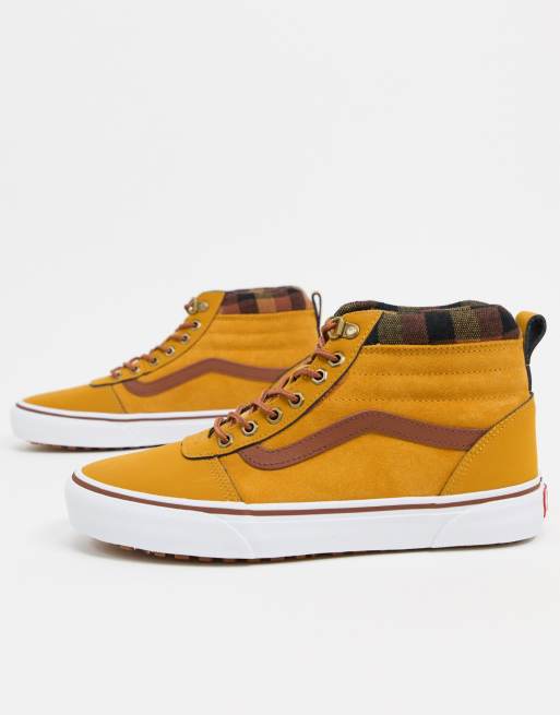 Vans cuadros online amarillos