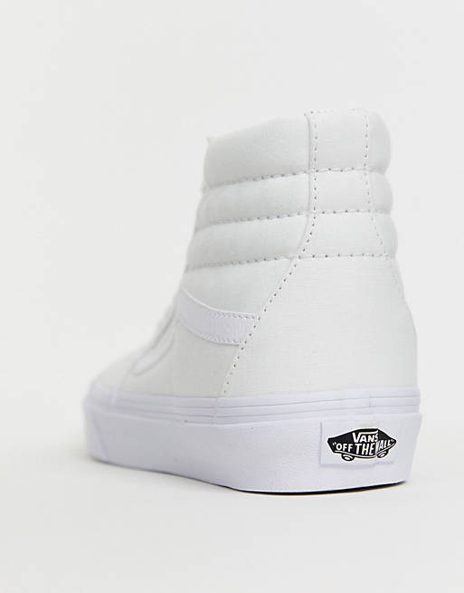Palabra Continental atractivo Zapatillas abotinadas blancas Sk8 de Vans | ASOS