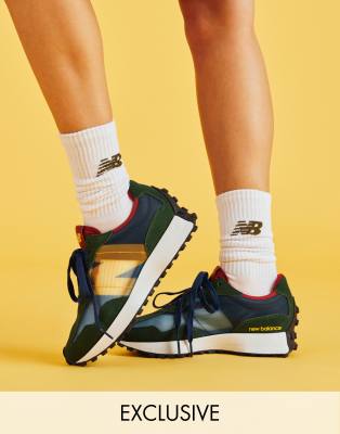 Zapatillas azul marino 327 exclusivas en ASOS de New Balance