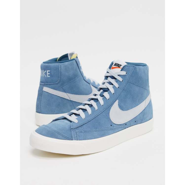 Zapatillas azules de ante Blazer '77 de Nike ASOS