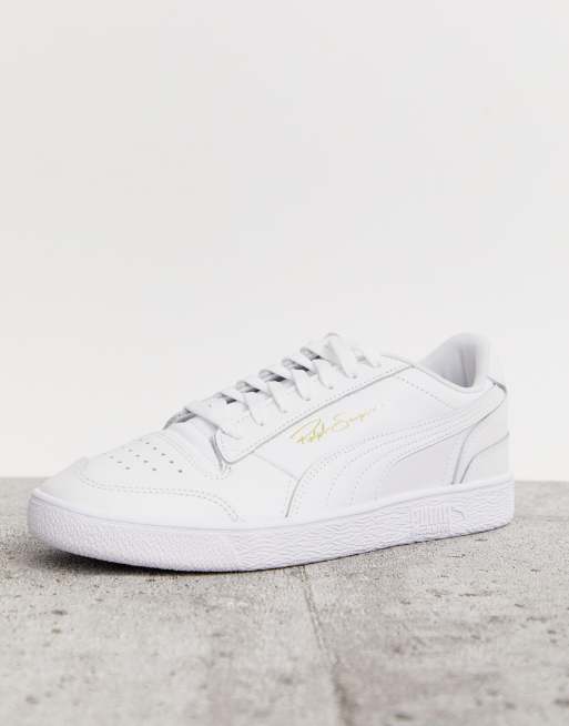 Zapatillas bajas en blanco triple Ralph Sampson de Puma, 3 de 4