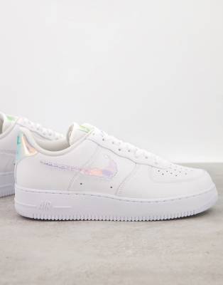 Zapatillas blancas Air Force 1 '07 LV8 de Nike-Blanco