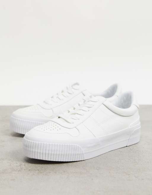 Zapatillas blancas con cordones Dekko DESIGN | ASOS