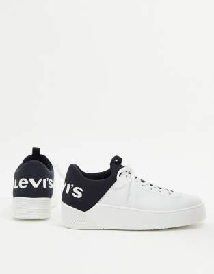 zapatillas levis blancas