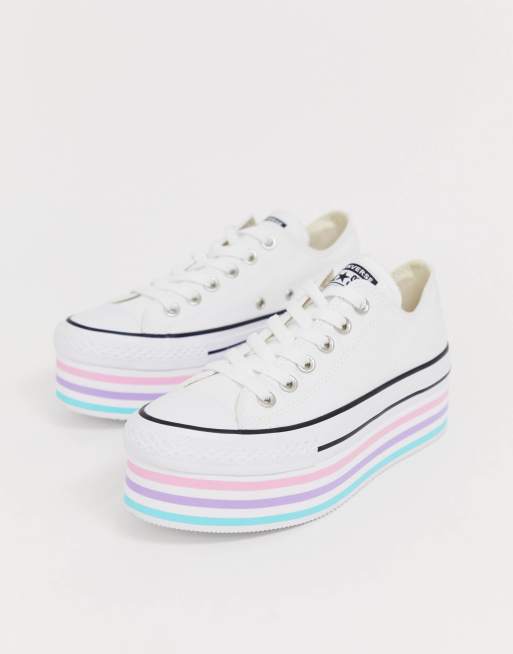 blancas con plataforma alta Chuck Taylor All Star de | ASOS