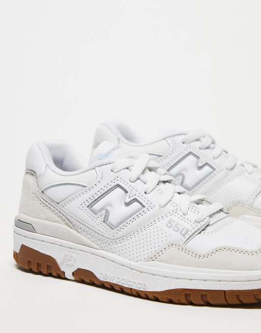 Zapatillas blancas con suela de goma 550 de New Balance, 2 de 4