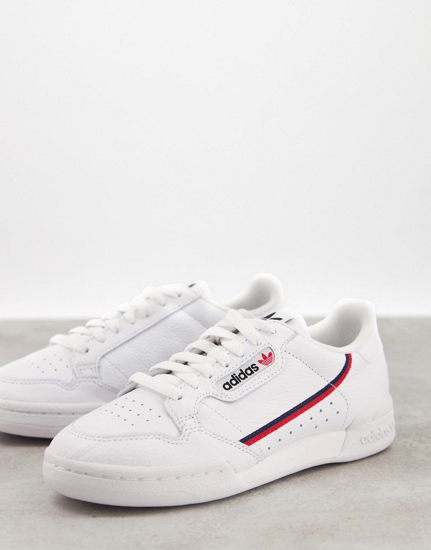 Zapatillas blancas Continental 80 de adidas Originals-Blanco