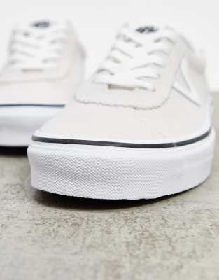 vans blancas con caña