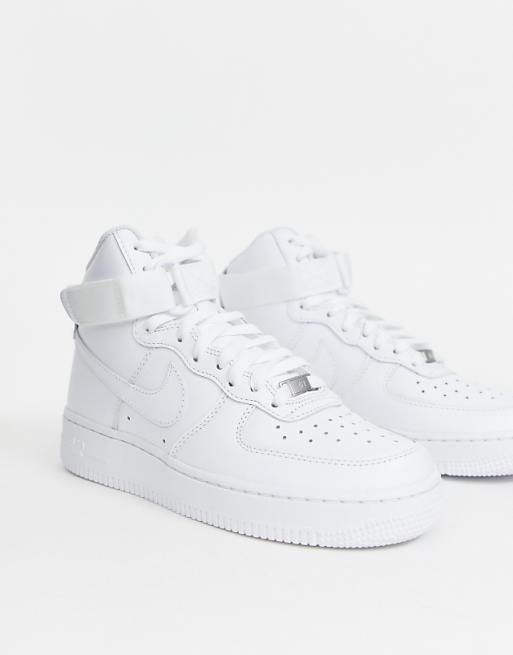 Zapatillas blancas hi-tops Air Force 1 de Nike Zapatillas blancas hi-tops Air Force 1 de Nike