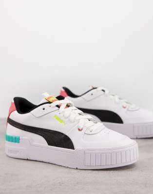 Zapatillas blancas y azules Cali Sport de Puma