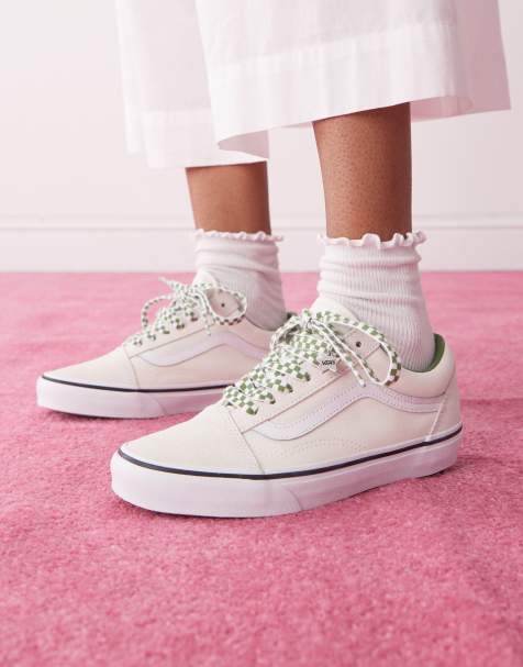 Zapatillas blancas y verdes Old Skool de Vans - view 1