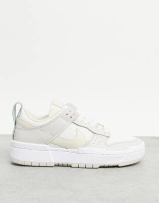 Zapatillas blanco hueso y beis Dunk Low Disrupt de Nike