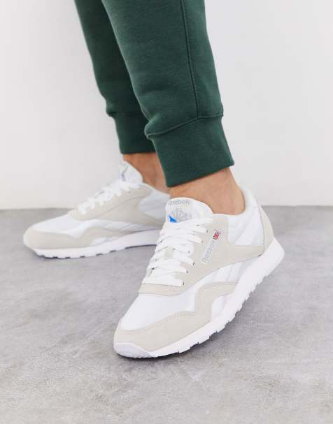 Reebok blancos clasicos online hombre