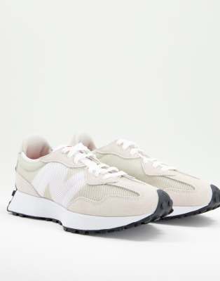 Zapatillas color hueso 327 de New Balance-Blanco