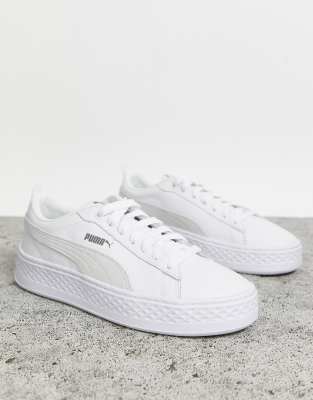 zapatillas con plataforma de mujer smash puma